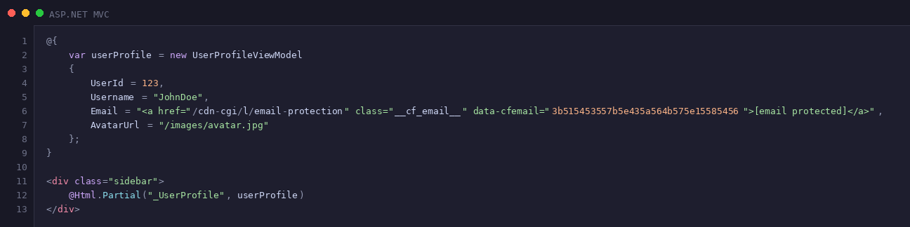 Code example 21